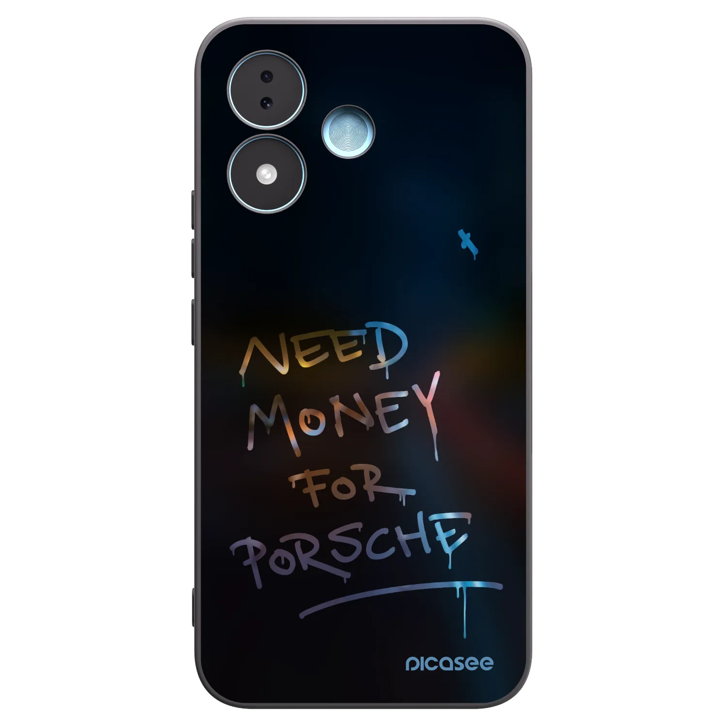 Picasee Xiaomi Redmi Note 17 5G Hülle - Schwarzes Silikon - Neon Nights