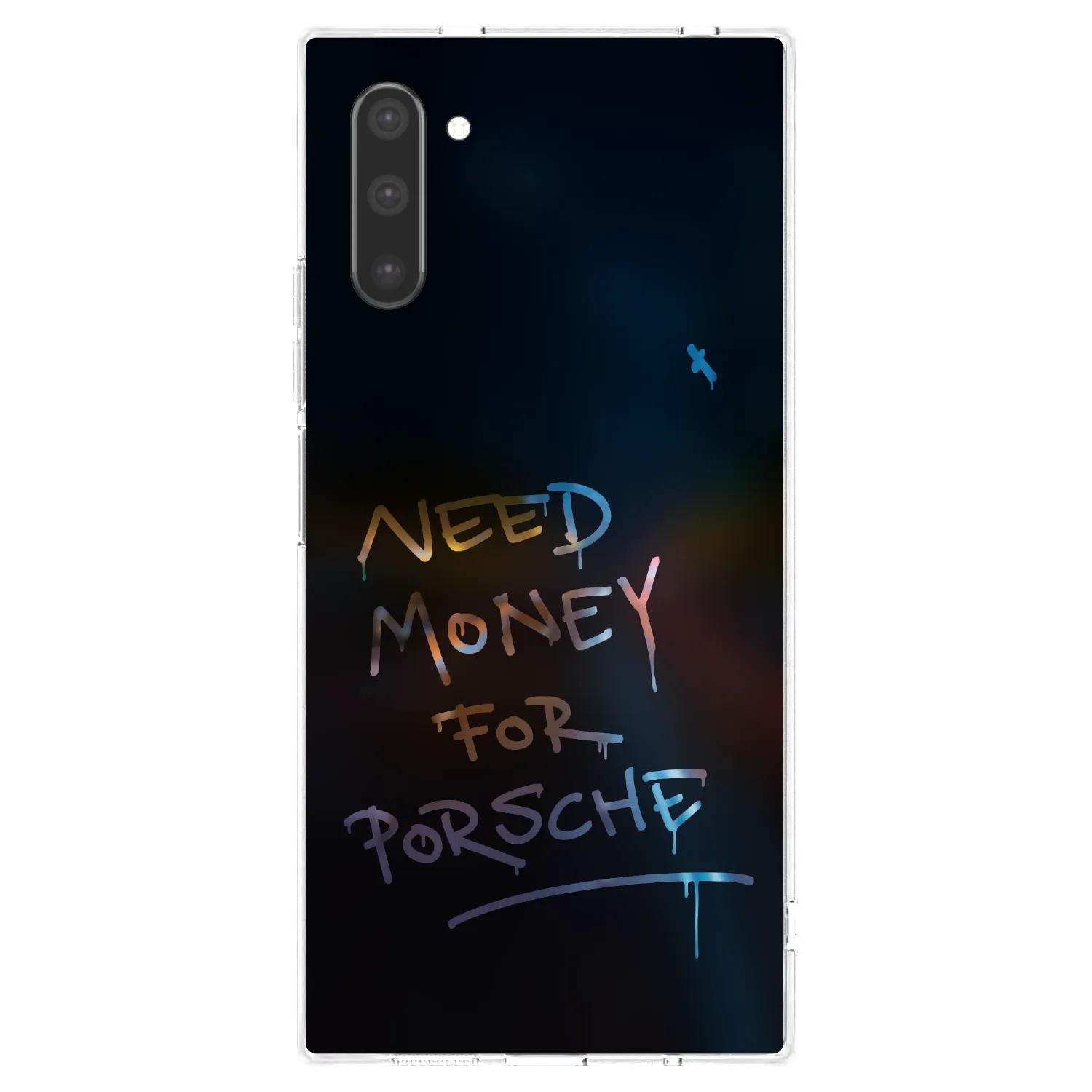 Picasee Samsung Galaxy Note 10 N970F Hülle - Transparentes Silikon - Neon Nights