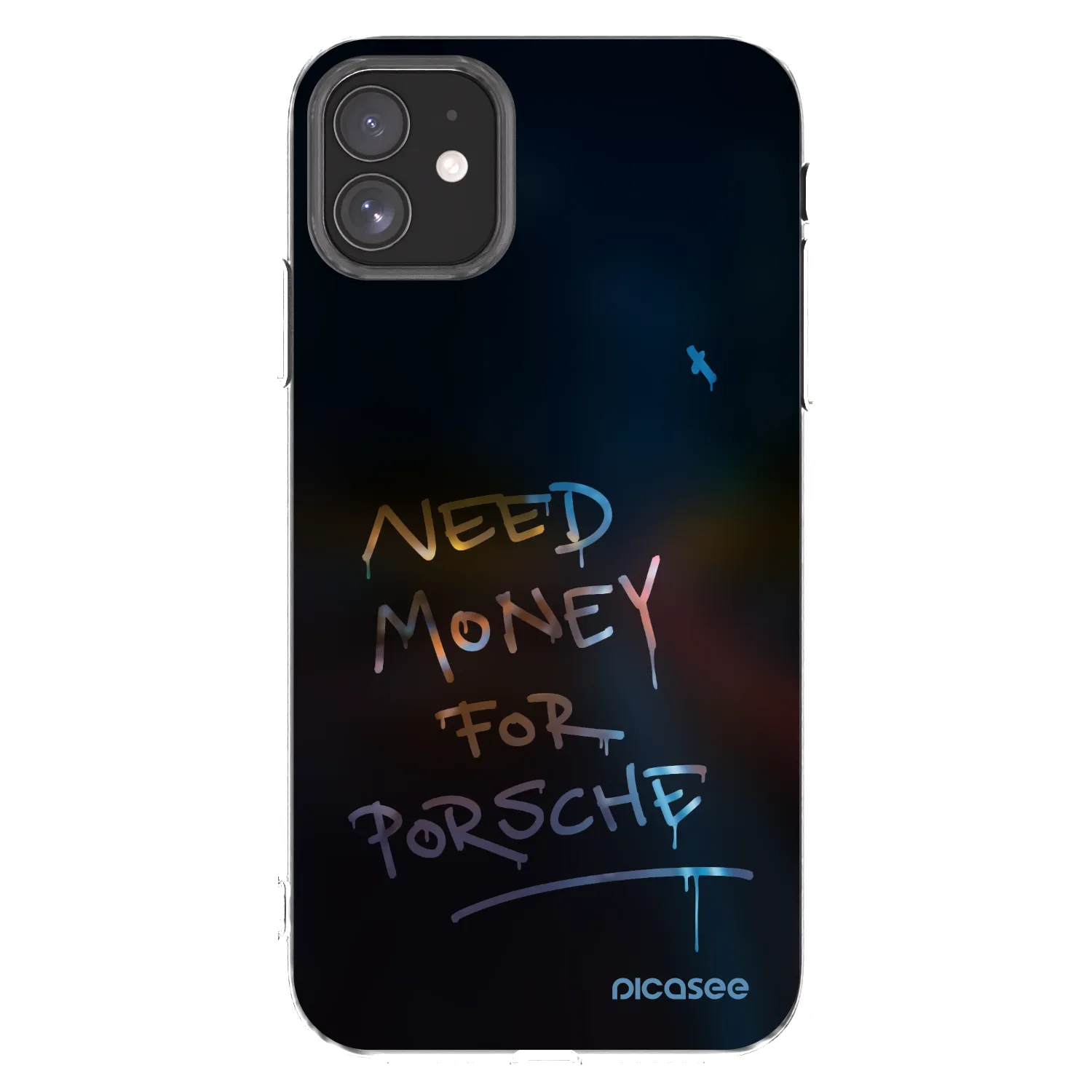 Picasee Apple iPhone 11 Hülle - Transparentes Silikon - Neon Nights