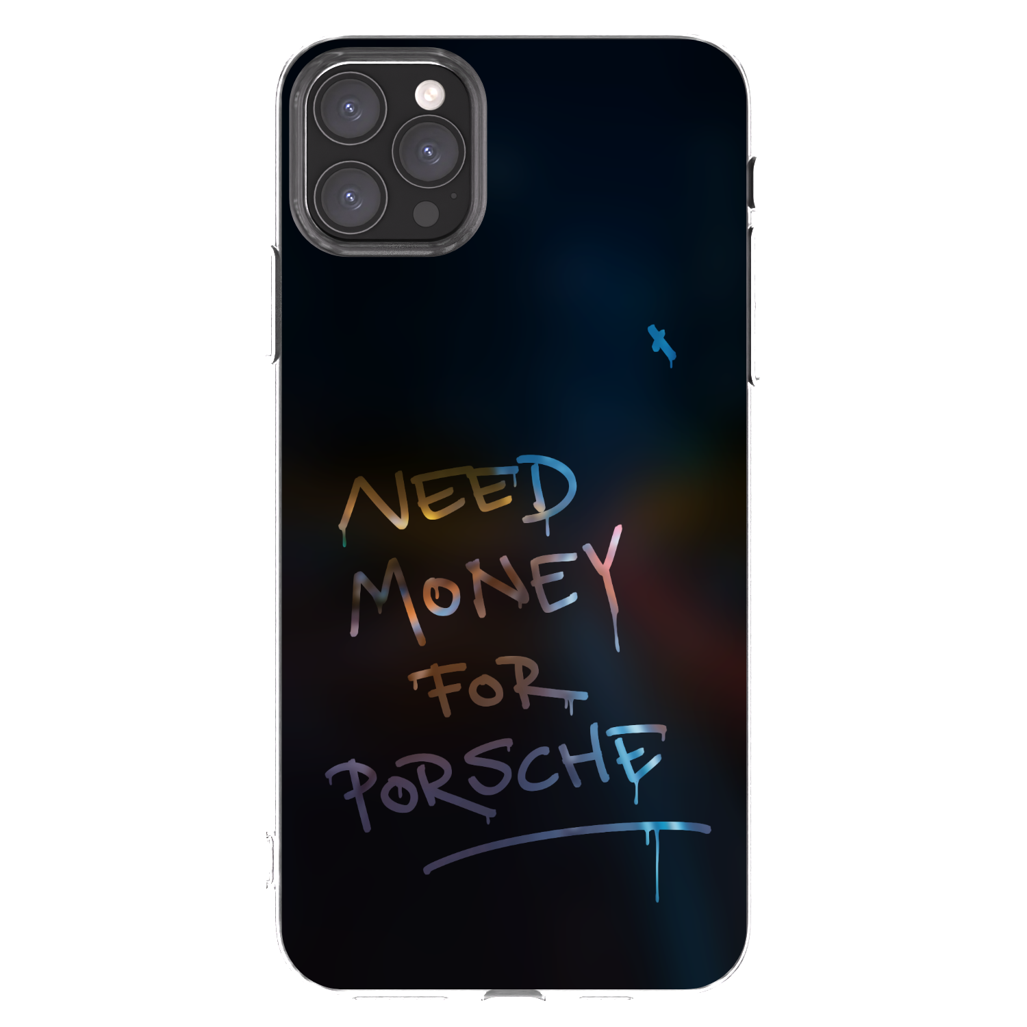 Picasee Apple iPhone 11 Pro Max Hülle - Transparentes Silikon - Neon Nights