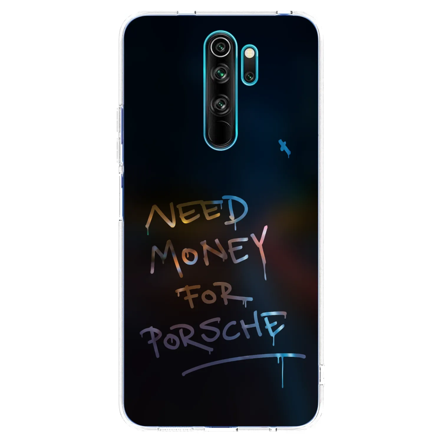 Picasee Xiaomi Redmi Note 8 Pro Hülle - Transparentes Silikon - Neon Nights