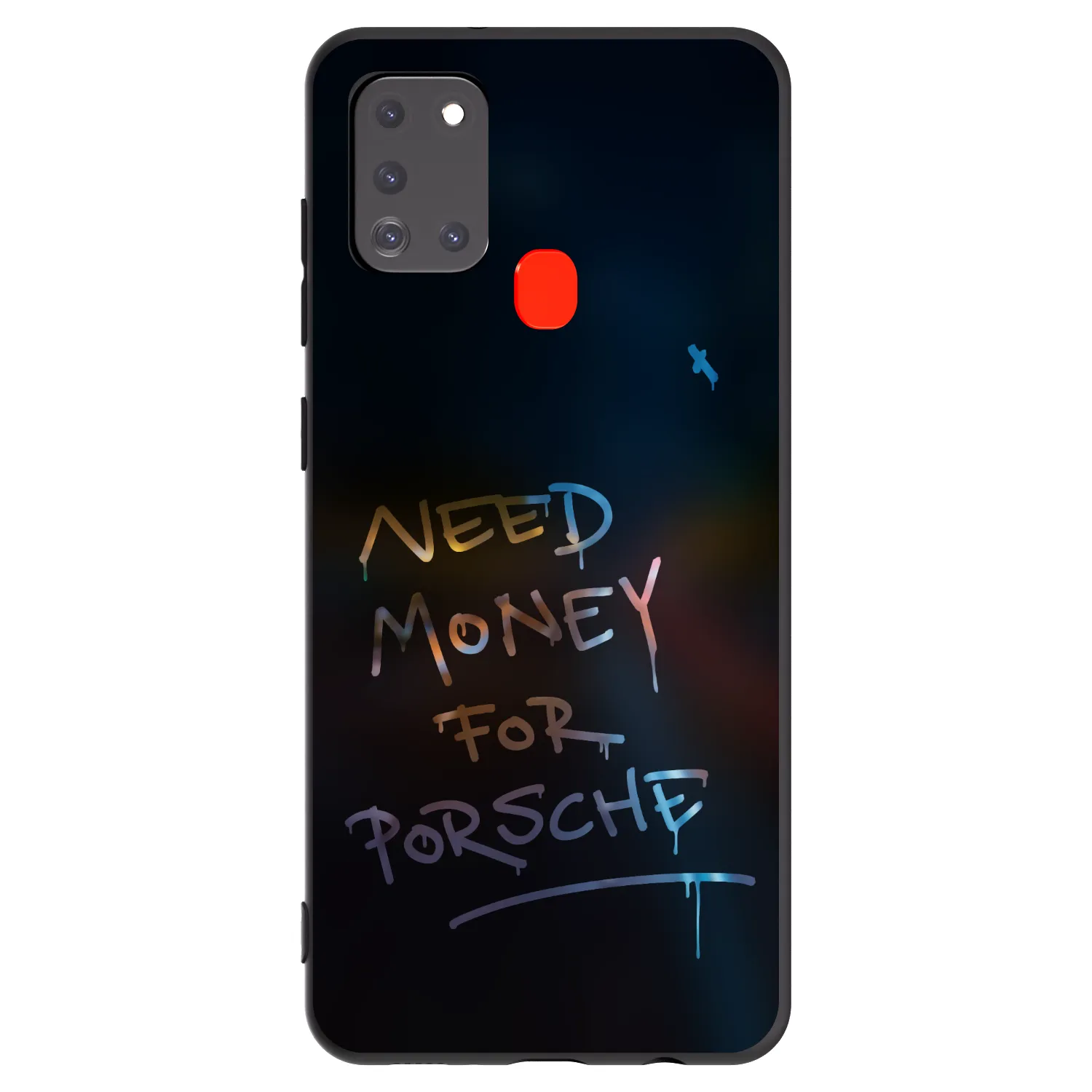 Picasee Samsung Galaxy A21s Hülle - Schwarzes Silikon - Neon Nights