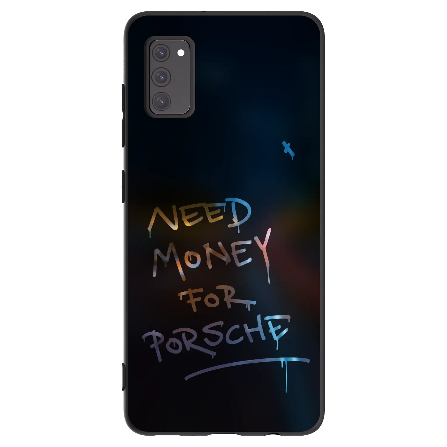 Picasee Samsung Galaxy A41 A415F Hülle - Schwarzes Silikon - Neon Nights
