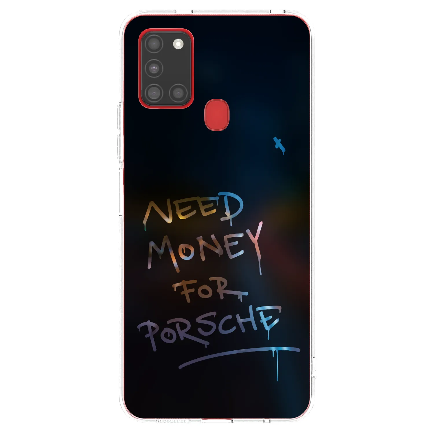 Picasee Samsung Galaxy A21s Hülle - Transparentes Silikon - Neon Nights