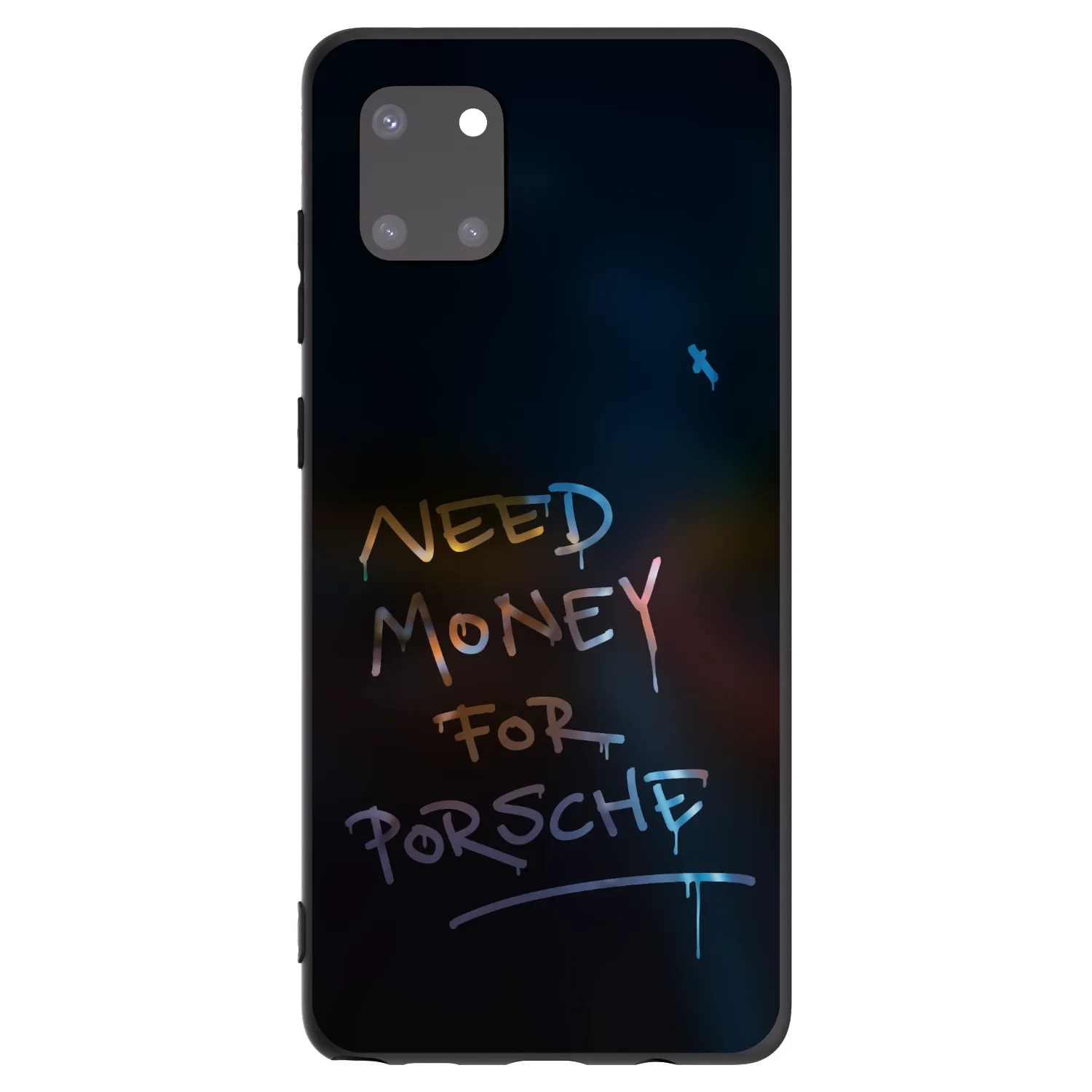 Picasee Samsung Galaxy Note 10 Lite N770F Hülle - Schwarzes Silikon - Neon Nights