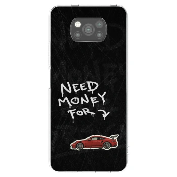 Picasee Xiaomi Poco X3 Pro Hülle - Schwarzes Silikon - Track Mode