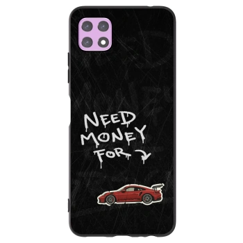 Picasee Samsung Galaxy A22 A226B 5G Hülle - Schwarzes Silikon - Track Mode