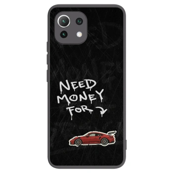 Picasee Xiaomi 11 Lite 5G NE Hülle - Schwarzes Silikon - Track Mode