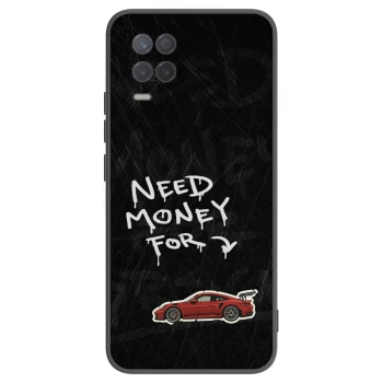 Picasee Realme 8 5G Hülle - Schwarzes Silikon - Track Mode