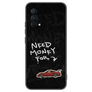 Picasee Realme GT Master Edition 5G Hülle - Schwarzes Silikon - Track Mode