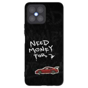 Picasee Honor X8 4G Hülle - Schwarzes Silikon - Track Mode