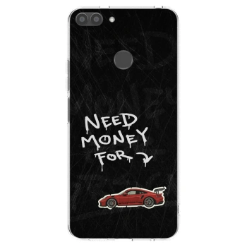 Picasee Huawei P Smart Hülle - Transparentes Silikon - Track Mode