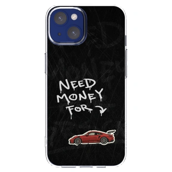 Picasee Apple iPhone 14 Hülle - Transparentes Silikon - Track Mode