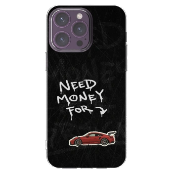 Picasee Apple iPhone 14 Pro Max Hülle - Transparentes Silikon - Track Mode