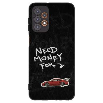 Picasee Samsung Galaxy A23 A236B 5G Hülle - Schwarzes Silikon - Track Mode