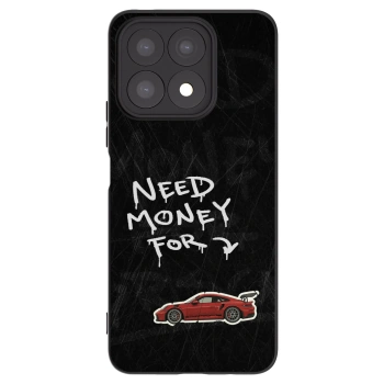 Picasee Honor X8a Hülle - Schwarzes Silikon - Track Mode