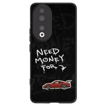 Picasee Honor 90 5G Hülle - Schwarzes Silikon - Track Mode