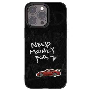 Picasee Apple iPhone 15 Pro Max Hülle - Schwarzes Silikon - Track Mode