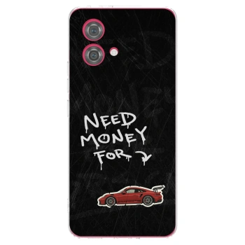 Picasee Motorola Moto G84 5G Hülle - Transparentes Silikon - Track Mode