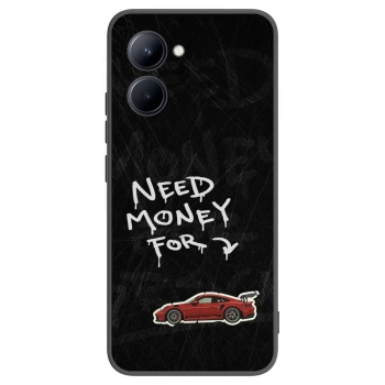 Picasee Realme C33 (2023) Hülle - Schwarzes Silikon - Track Mode