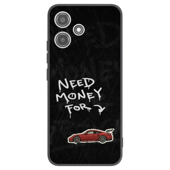 Picasee Xiaomi Redmi 12 5G Hülle - Schwarzes Silikon - Track Mode