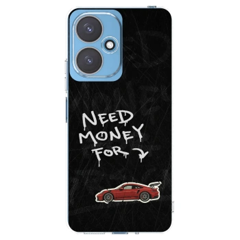 Picasee Xiaomi Redmi 13C 5G Hülle - Transparentes Silikon - Track Mode