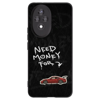 Picasee Honor 200 Pro 5G Hülle - Schwarzes Silikon - Track Mode