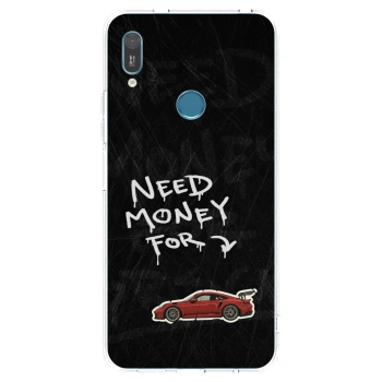 Picasee Huawei Y6 2019 Hülle - Transparentes Silikon - Track Mode