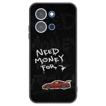 Picasee Xiaomi Redmi 15C 4G Hülle - Schwarzes Silikon - Track Mode