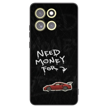 Picasee Motorola Moto G86 Power 5G Hülle - Schwarzes Silikon - Track Mode