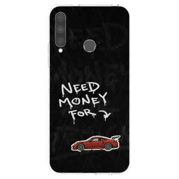 Picasee Huawei P40 Lite E Hülle - Transparentes Silikon - Track Mode