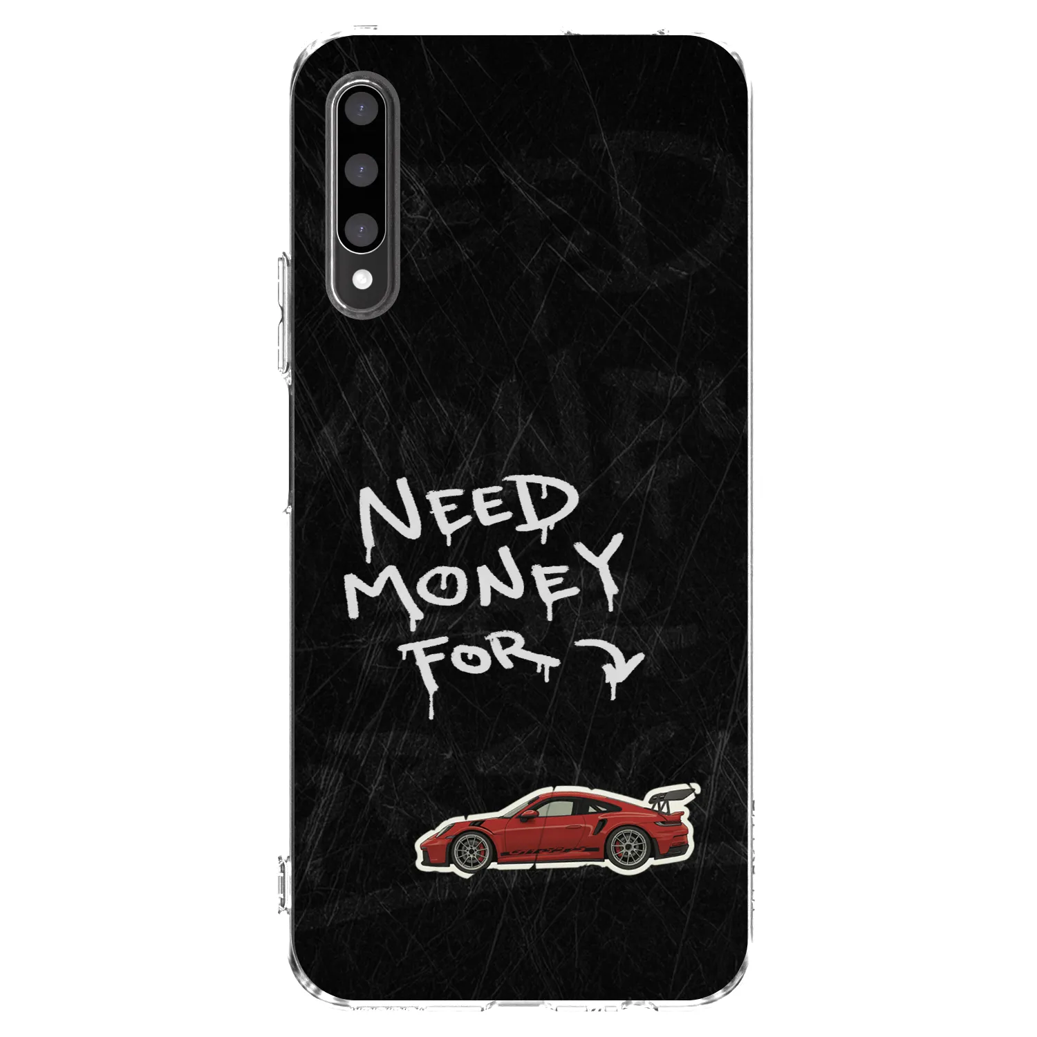 Picasee Honor 9X Pro Hülle - Transparentes Silikon - Track Mode