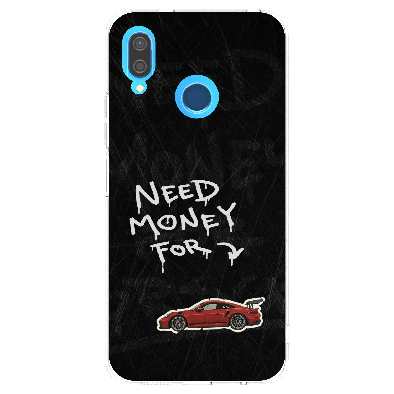 Picasee Huawei P20 Lite Hülle - Transparentes Silikon - Track Mode