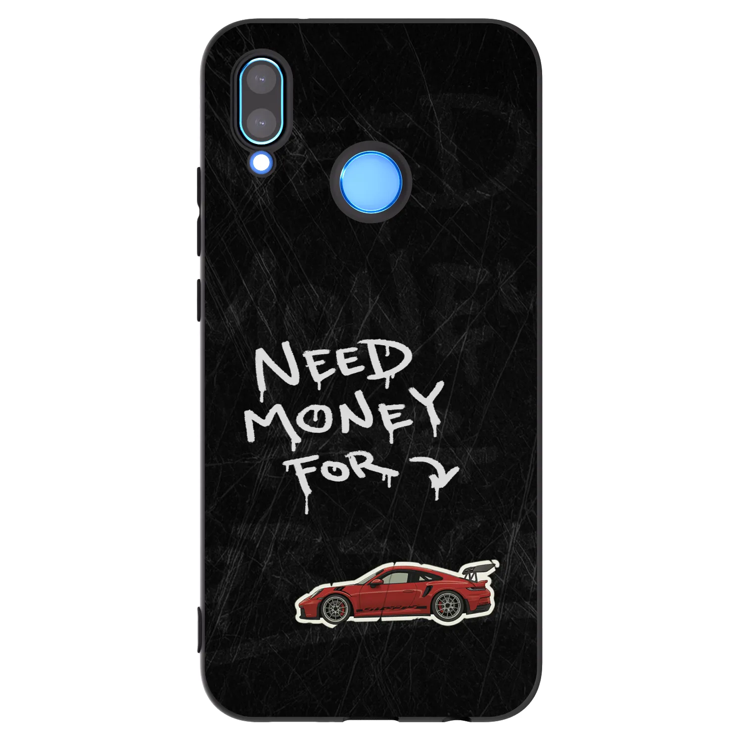 Picasee Huawei P20 Lite Hülle - Schwarzes Silikon - Track Mode