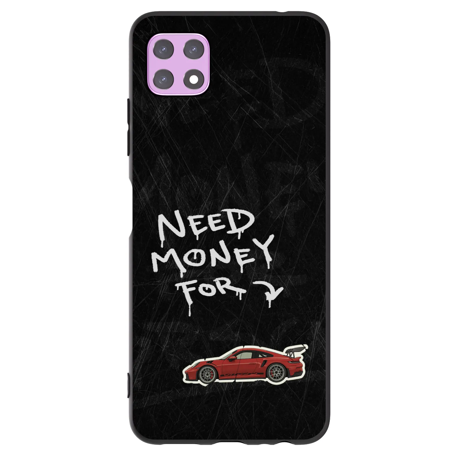 Picasee Samsung Galaxy A22 A226B 5G Hülle - Schwarzes Silikon - Track Mode