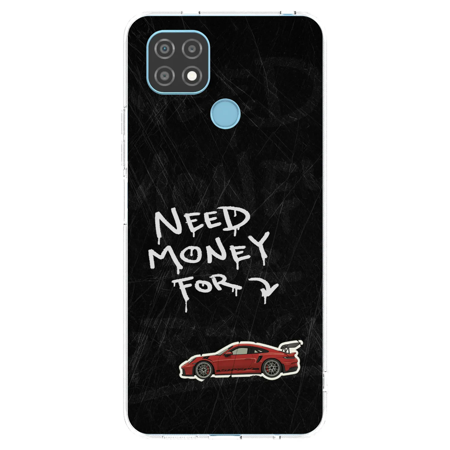 Picasee Realme C21 Hülle - Transparentes Silikon - Track Mode