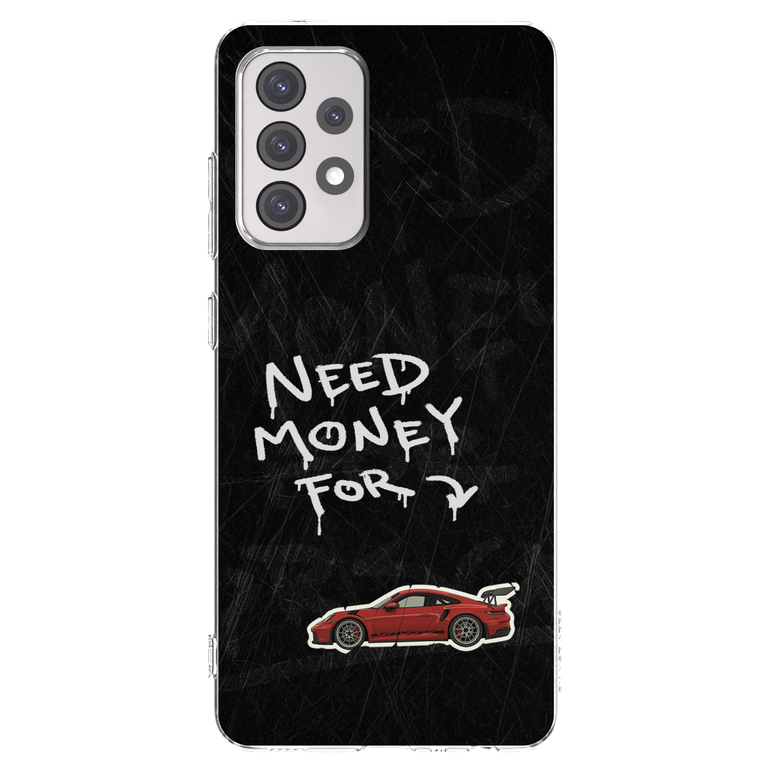 Picasee Samsung Galaxy A52s 5G A528B Hülle - Transparentes Silikon - Track Mode