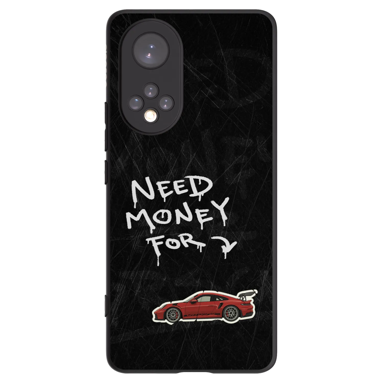 Picasee Huawei Nova 9 Hülle - Schwarzes Silikon - Track Mode