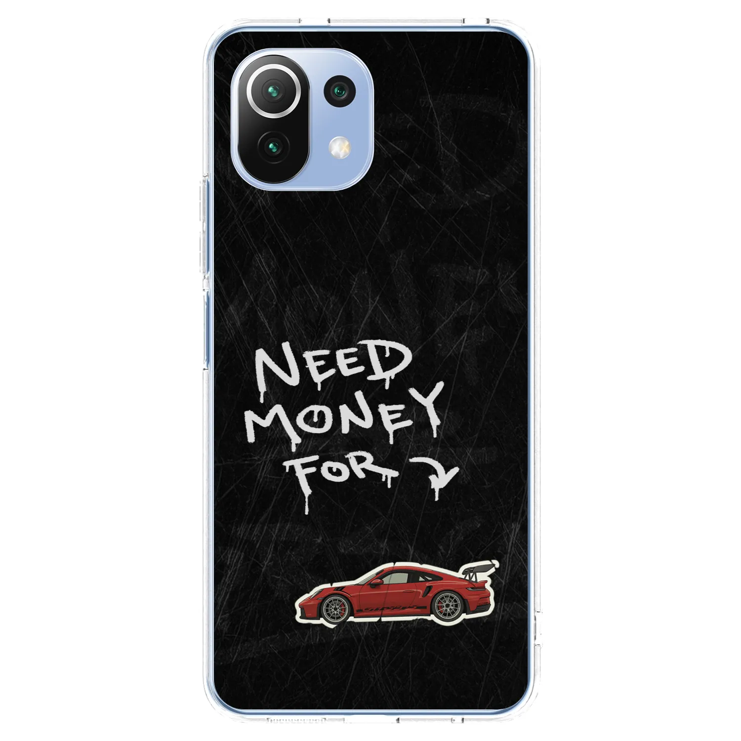 Picasee Xiaomi 11 Lite 5G NE Hülle - Transparentes Silikon - Track Mode