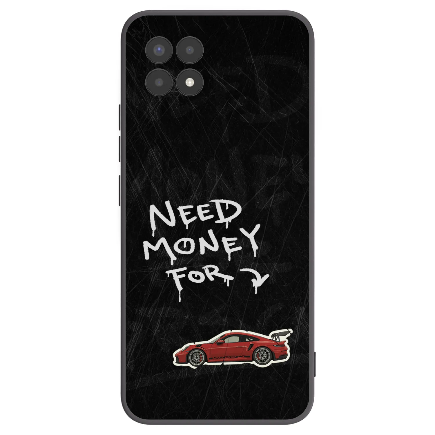 Picasee Realme 8i Hülle - Schwarzes Silikon - Track Mode