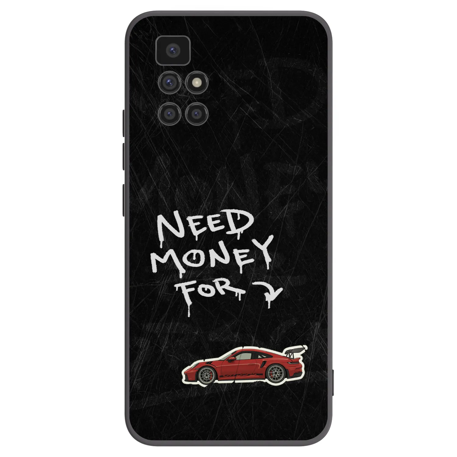 Picasee Xiaomi Redmi 10 (2022) Hülle - Schwarzes Silikon - Track Mode