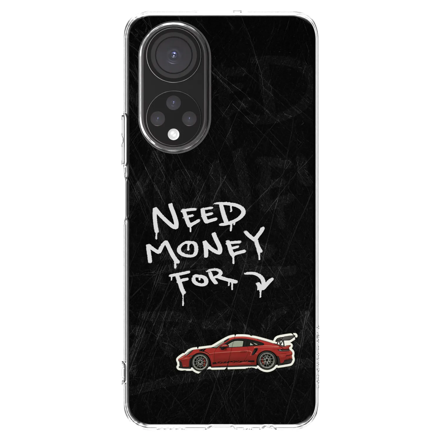 Picasee Honor X7 Hülle - Transparentes Silikon - Track Mode