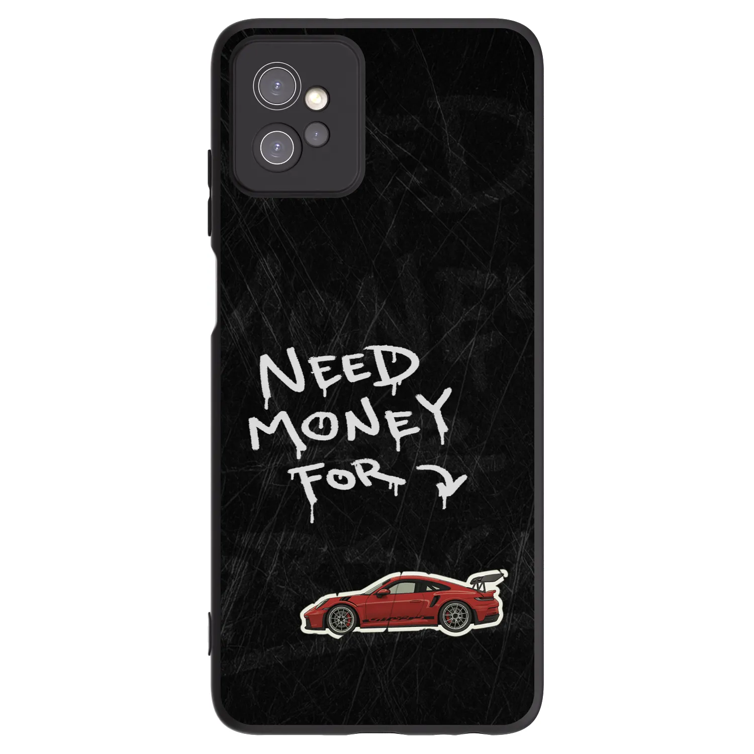 Picasee Motorola Moto G32 Hülle - Schwarzes Silikon - Track Mode