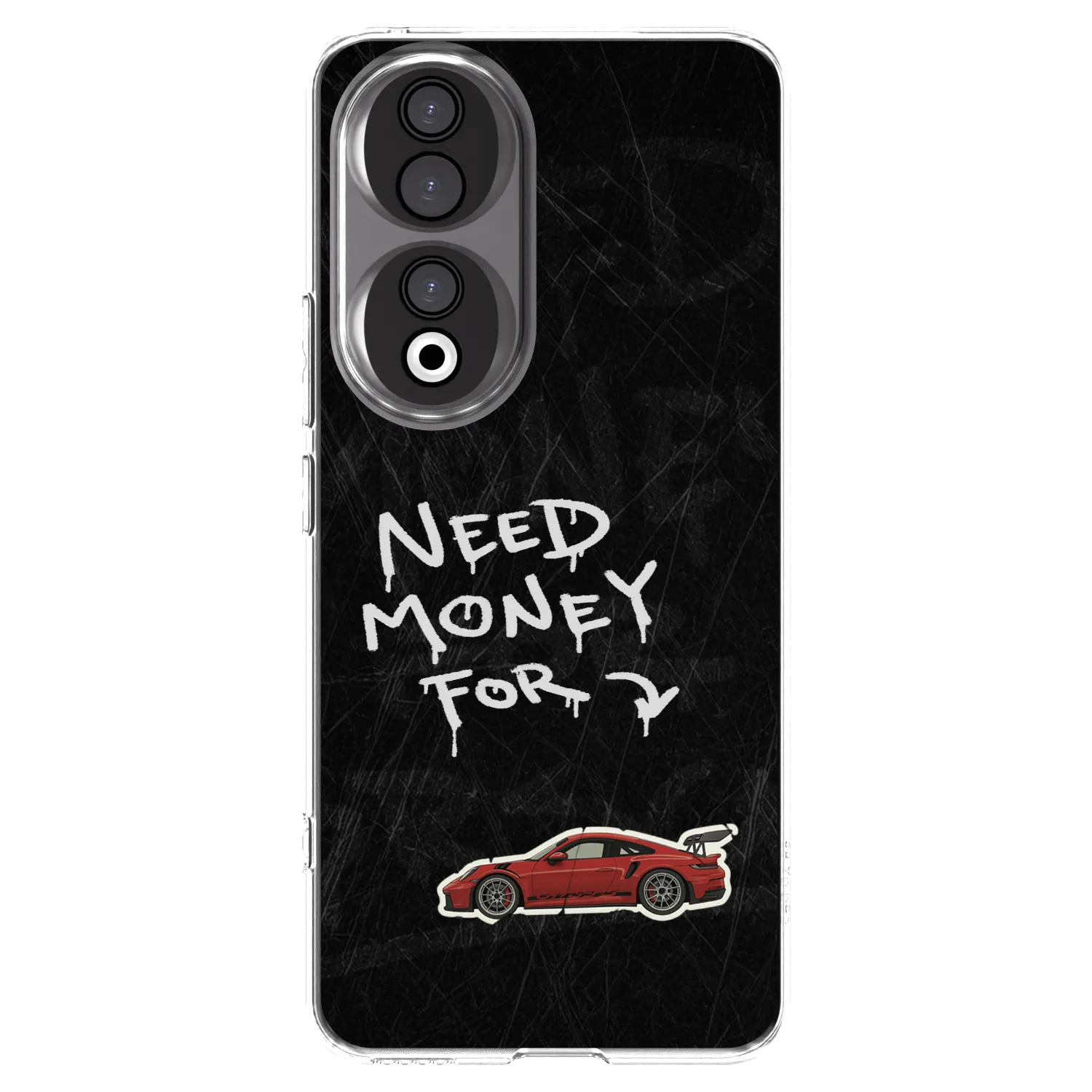 Picasee Honor 90 5G Hülle - Transparentes Silikon - Track Mode