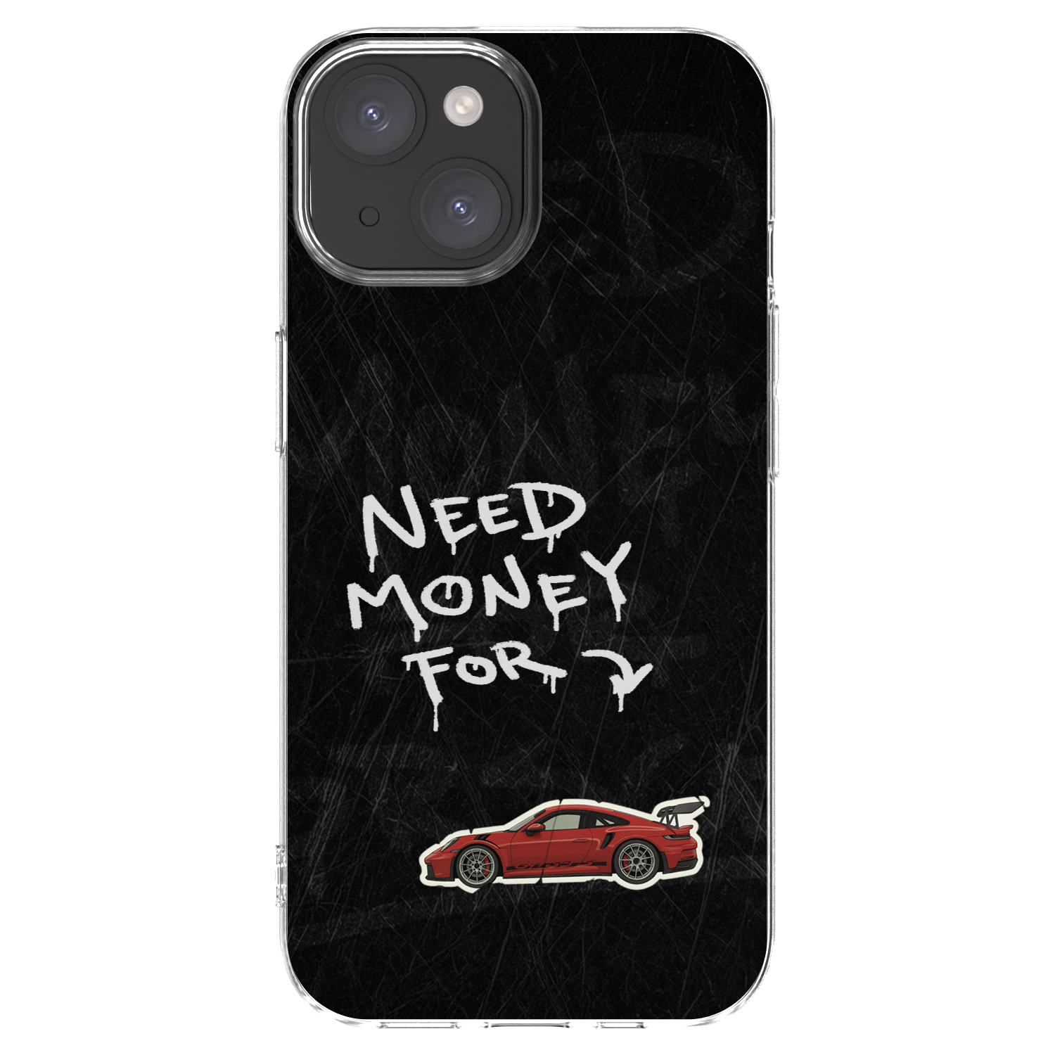 Picasee Apple iPhone 15 Hülle - Transparentes Silikon - Track Mode