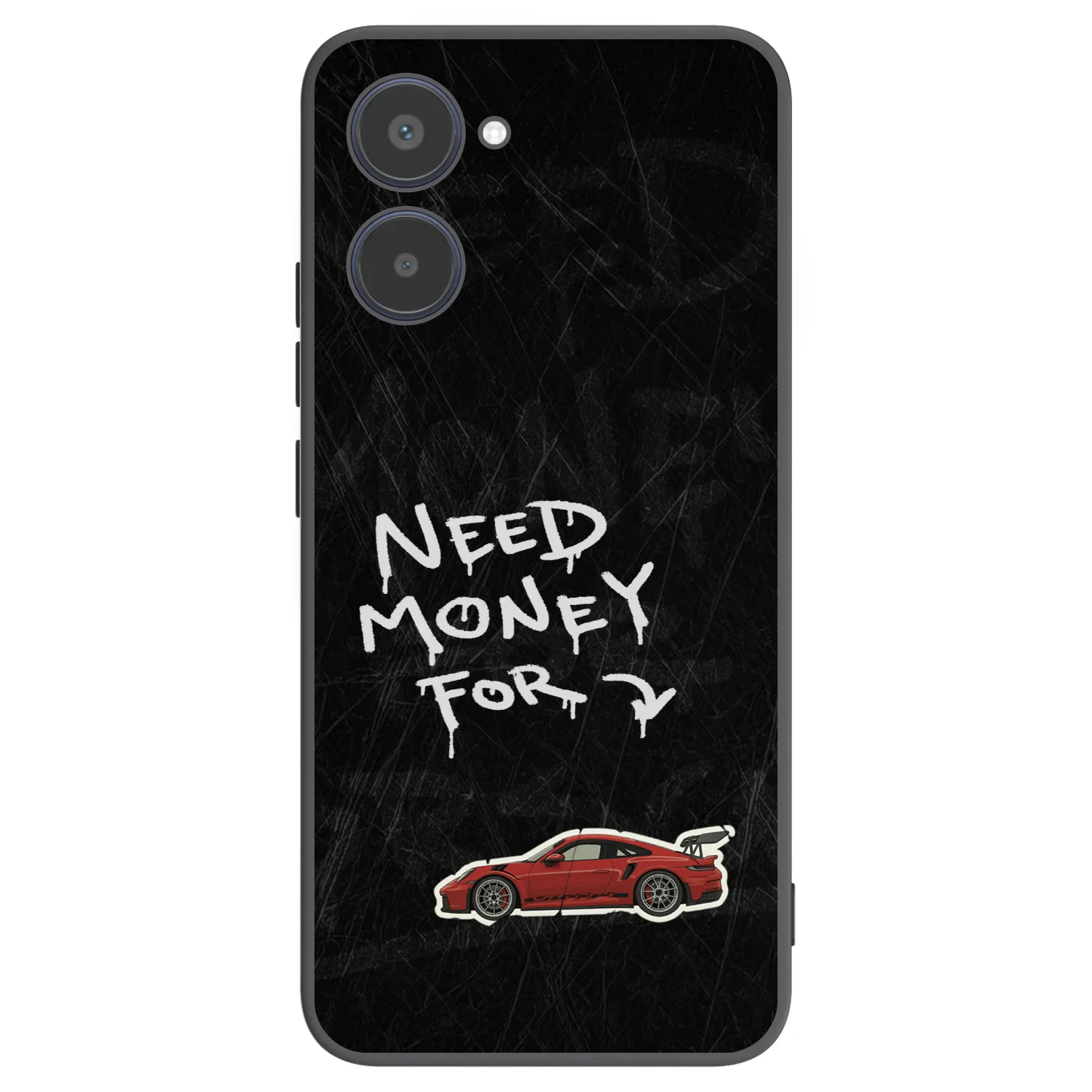 Picasee Realme 10 4G Hülle - Schwarzes Silikon - Track Mode