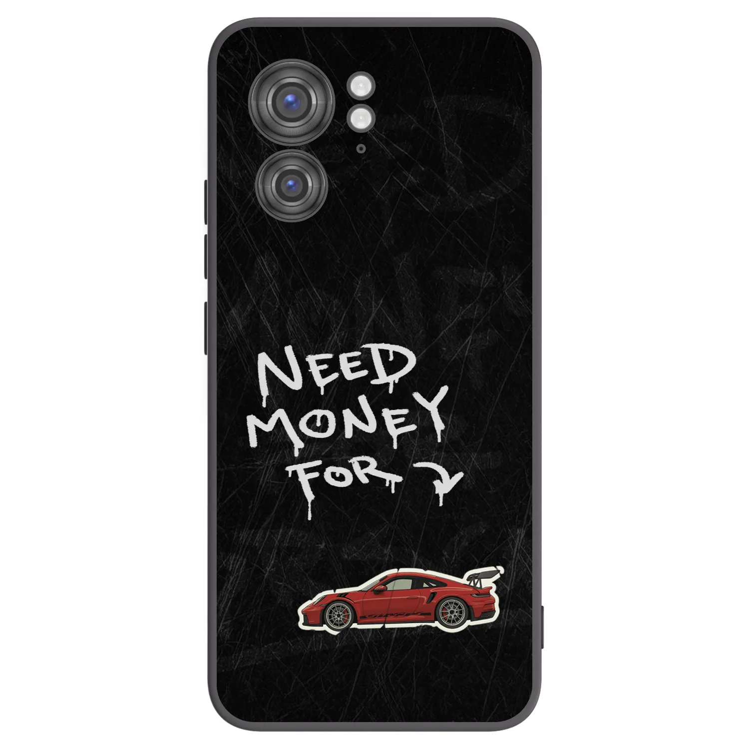 Picasee Motorola Edge 40 Hülle - Schwarzes Silikon - Track Mode