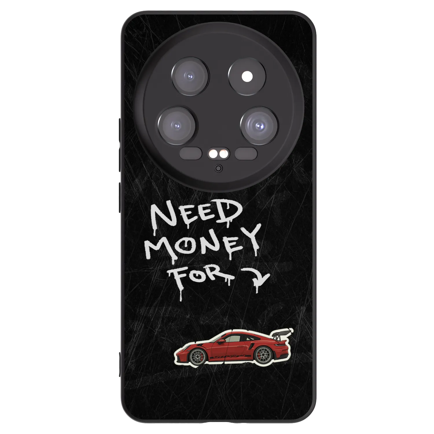 Picasee Xiaomi 14 Ultra Hülle - Schwarzes Silikon - Track Mode