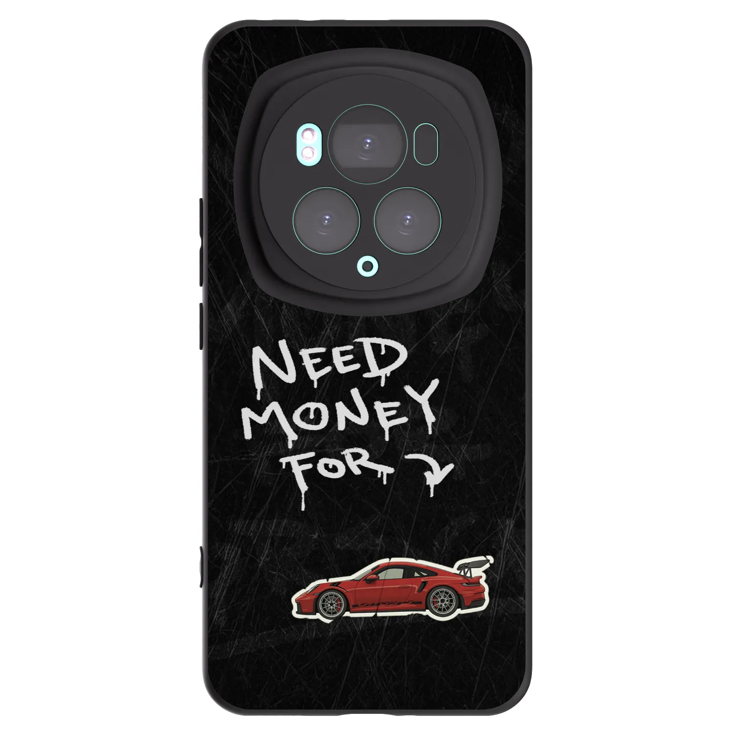 Picasee Honor Magic6 Pro Hülle - Schwarzes Silikon - Track Mode