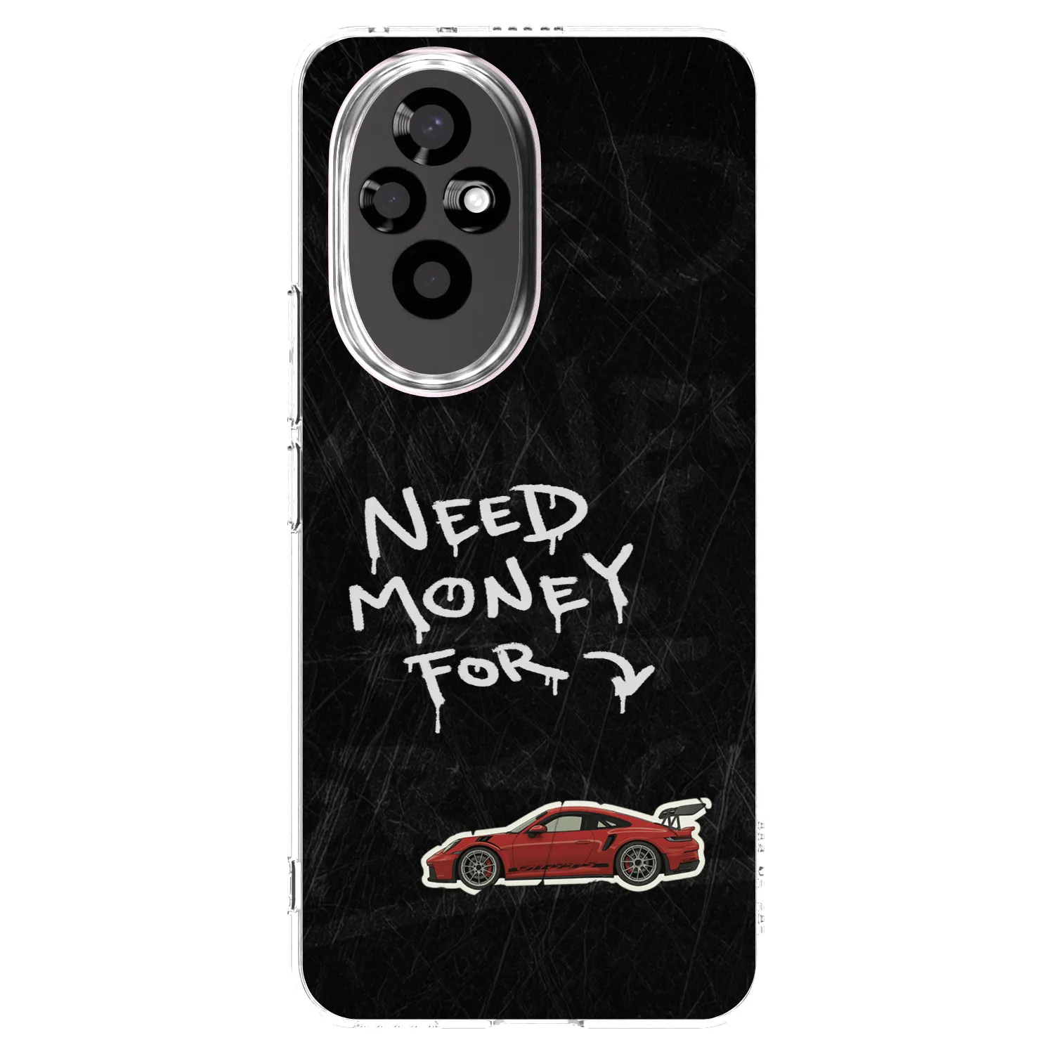 Picasee Honor 200 Pro 5G Hülle - Transparentes Silikon - Track Mode